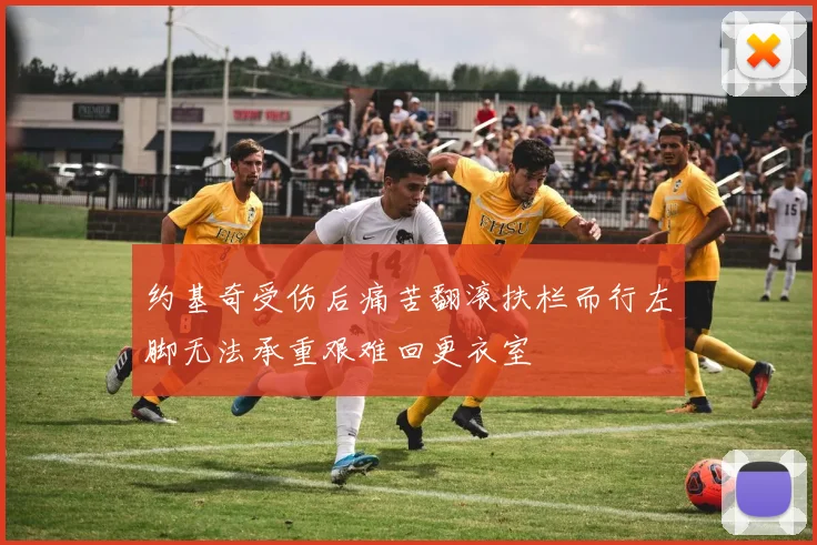 约基奇受伤后痛苦翻滚扶栏而行左脚无法承重艰难回更衣室